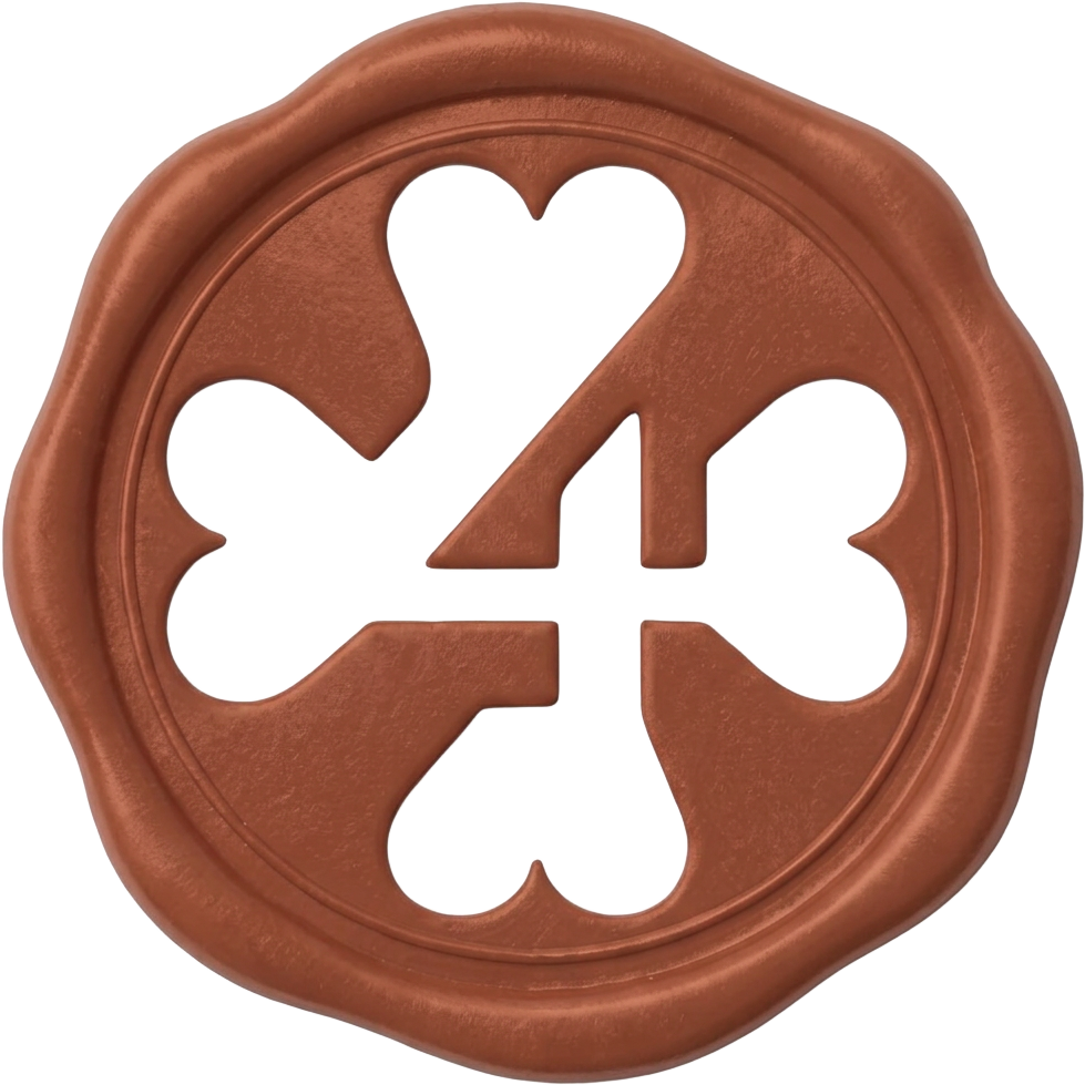 FOUR LOVE wax seal